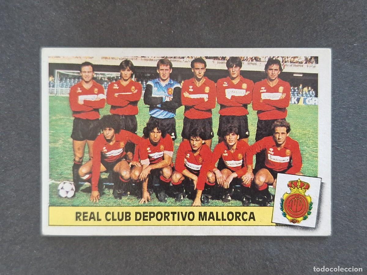 Cromos de f&uacute;tbol: L3 EQUIPO ALINEACION R. C. D. MALLORCA LIGA ESTE 1986 1987 86 87 NUNCA PEGADO SIN PEGAR