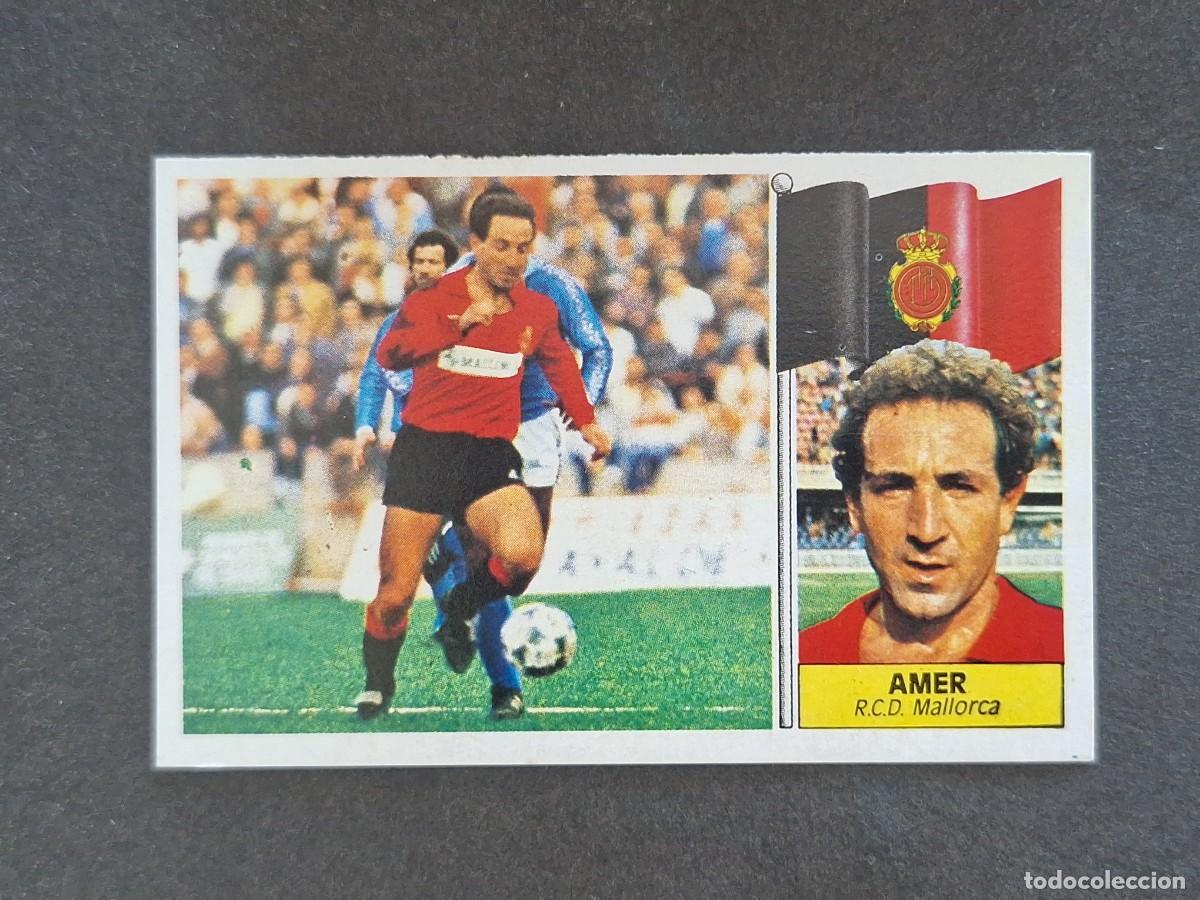Cromos de f&uacute;tbol: L3 AMER R. C. D. MALLORCA LIGA ESTE 1986 1987 86 87 NUNCA PEGADO SIN PEGAR