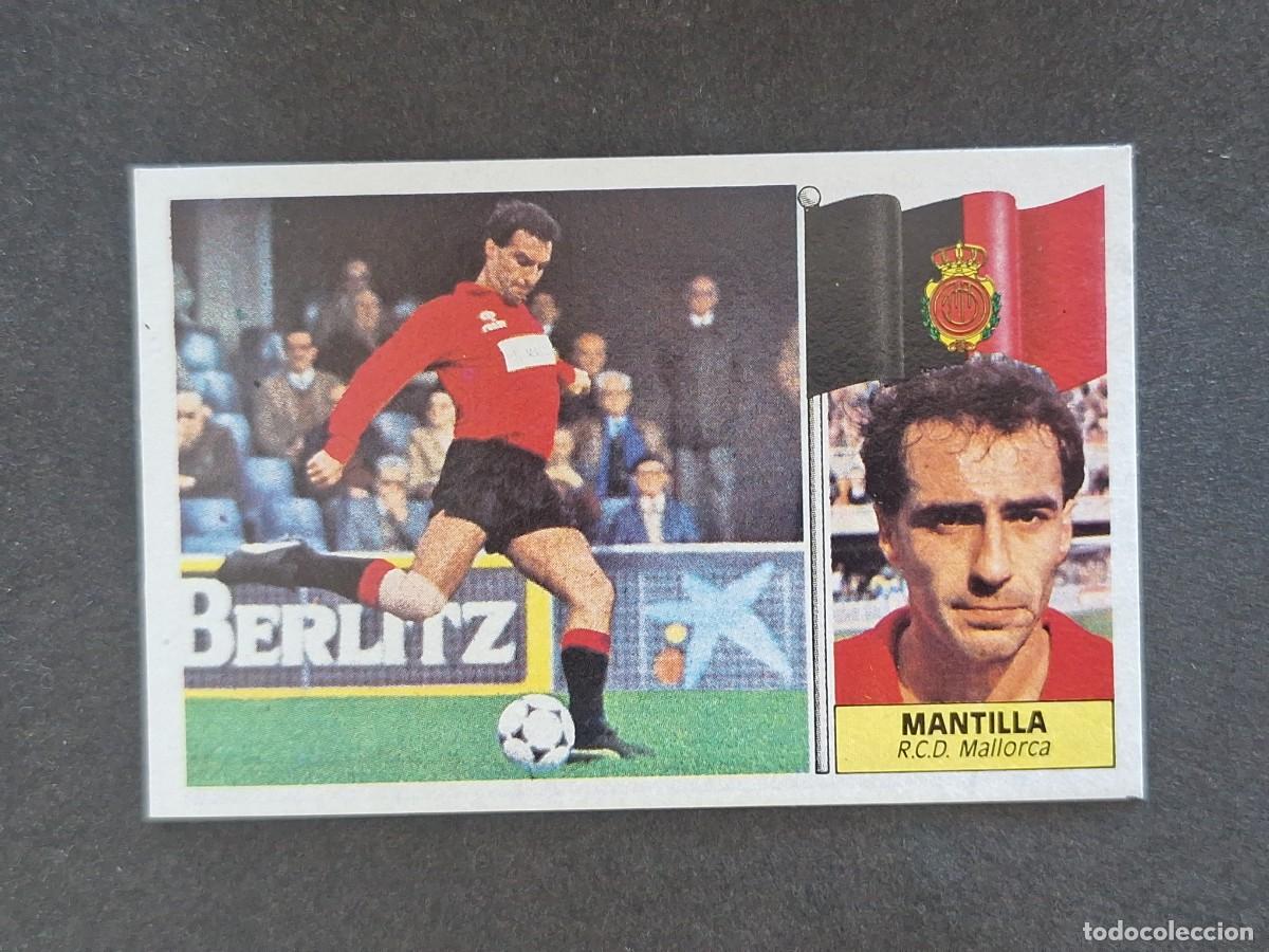 Cromos de f&uacute;tbol: L3 MANTILLA R. C. D. MALLORCA LIGA ESTE 1986 1987 86 87 NUNCA PEGADO SIN PEGAR
