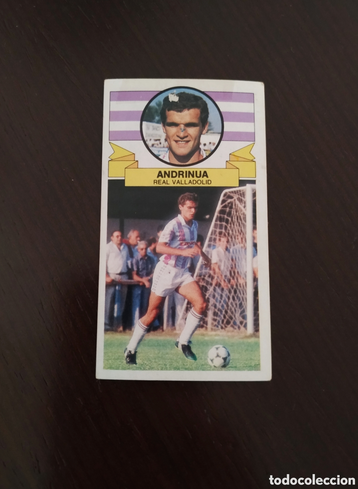 Cromos de f&uacute;tbol: Andrinua Fichaje 39 Real Valladolid Versi&oacute;n Ediciones Este 85-86 1985-1986