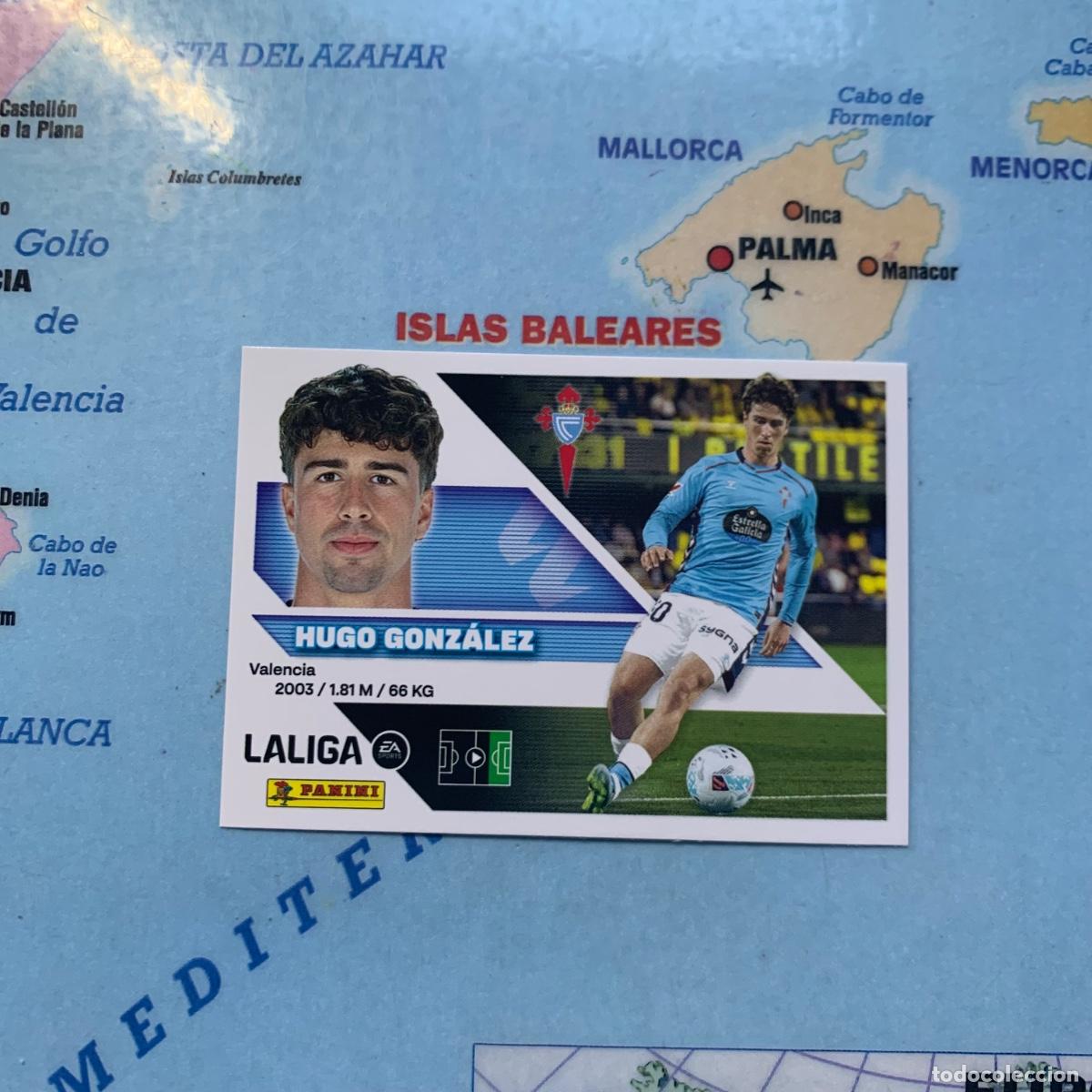 Cromos de f&uacute;tbol: Hugo Gonz&aacute;lez coloca n&uacute;mero 19 Bis Del Celta cromo de la liga este 26-27 2026-2027