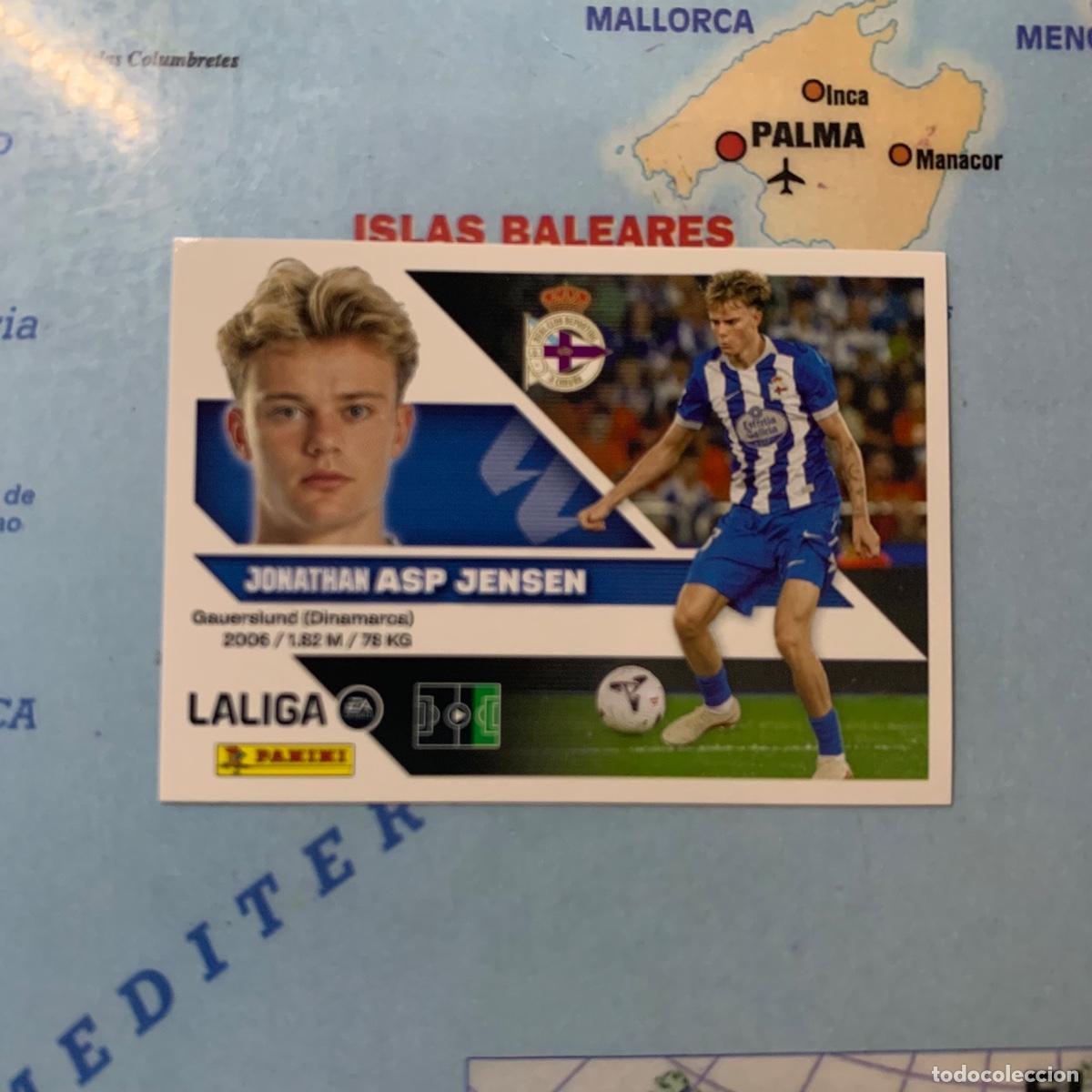 Cromos de f&uacute;tbol: Asp Jensen n&uacute;mero 17 Del Deportivo de La Coru&ntilde;a cromo de la liga este 26-27 2026-2027