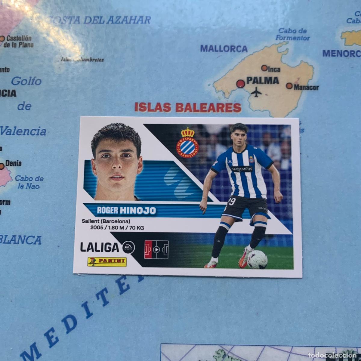 Cromos de f&uacute;tbol: Hinojo coloca n&uacute;mero 9 Bis Del Espa&ntilde;ol cromo de la liga este 26-27 2026-2027