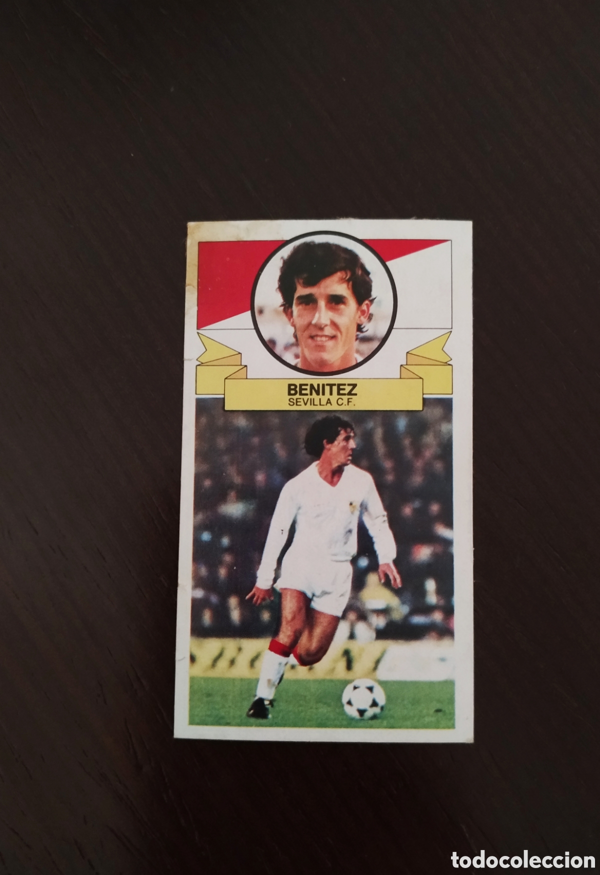 Cromos de f&uacute;tbol: BENITEZ BAJA DEL SEVILLA LIGA ESTE 1985/86 85 86 DESPEGADO RECUPERADO