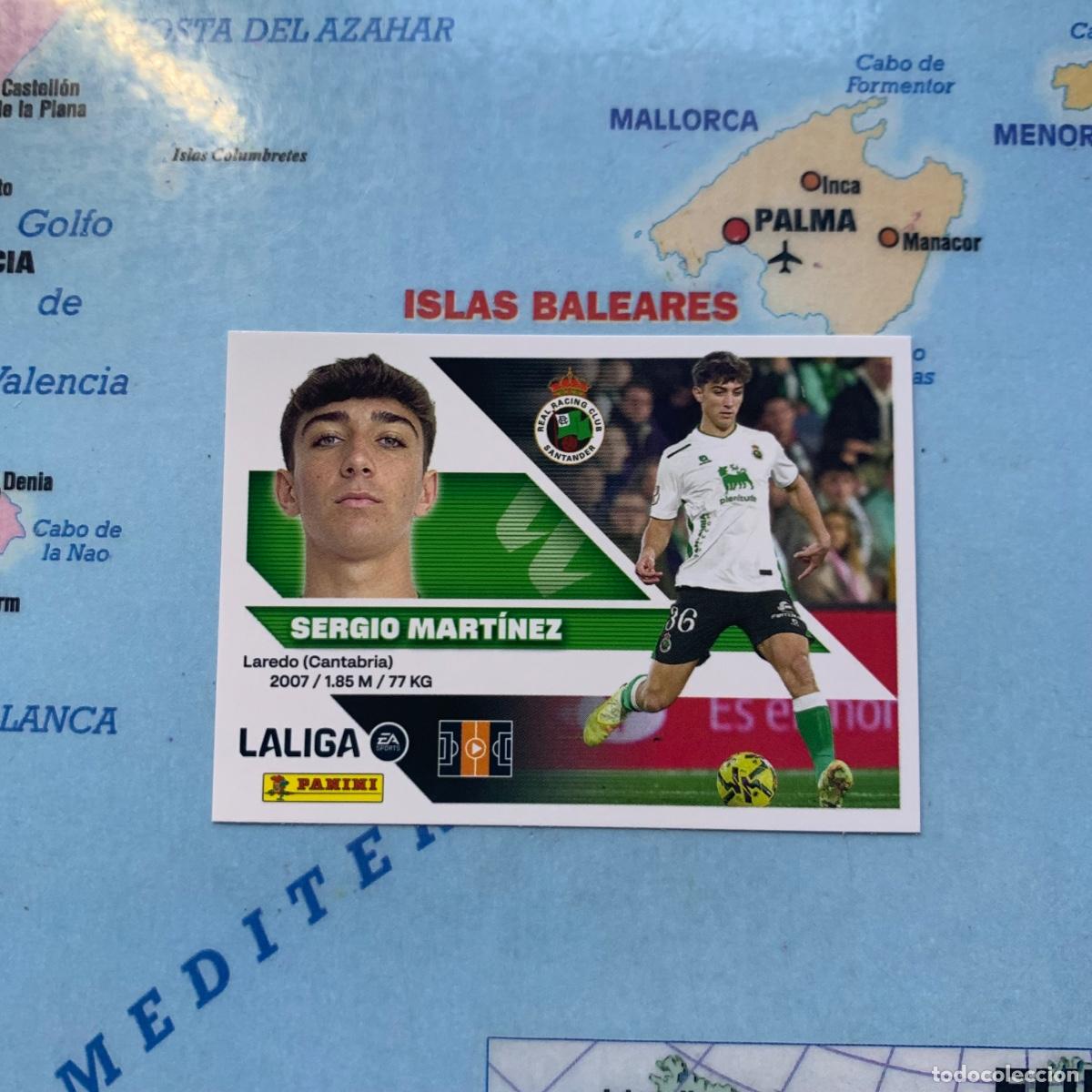 Cromos de f&uacute;tbol: Sergio Martinez coloca n&uacute;mero 13 Bis Del Racing cromo de la liga este 26-27 2026-2027
