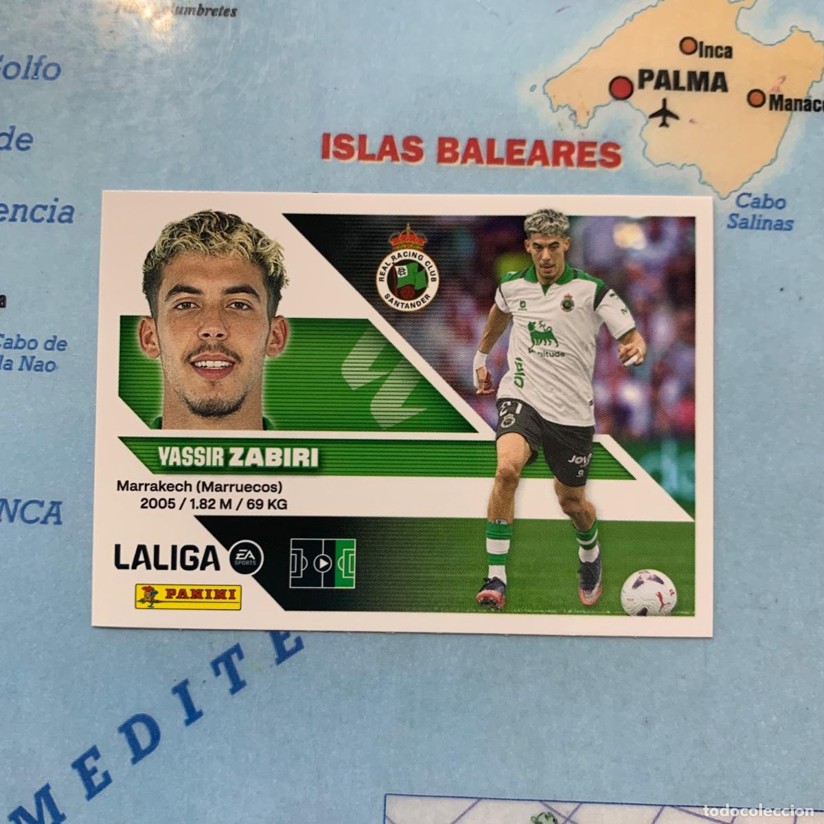 Cromos de f&uacute;tbol: Zabiri coloca n&uacute;mero 15 Bis Del Racing cromo de la liga este 26-27 2026-2027