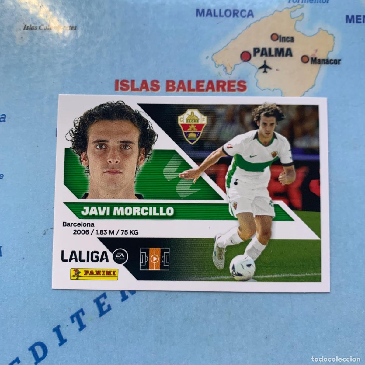 Cromos de f&uacute;tbol: Javi morcillo &uacute;ltimo fichaje n&uacute;mero 26 del Elche cromo de la liga este 26-27 2026-2027