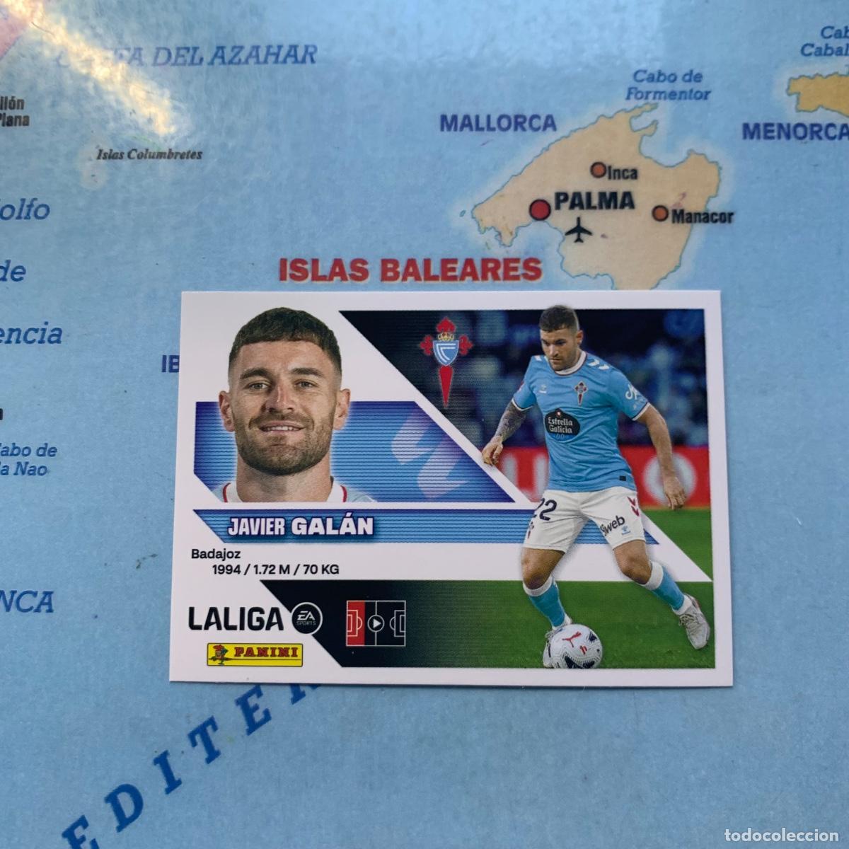 Cromos de f&uacute;tbol: Gal&aacute;n &uacute;ltimo fichaje n&uacute;mero 37 Del Celta cromo de la liga este 26-27 2026-2027