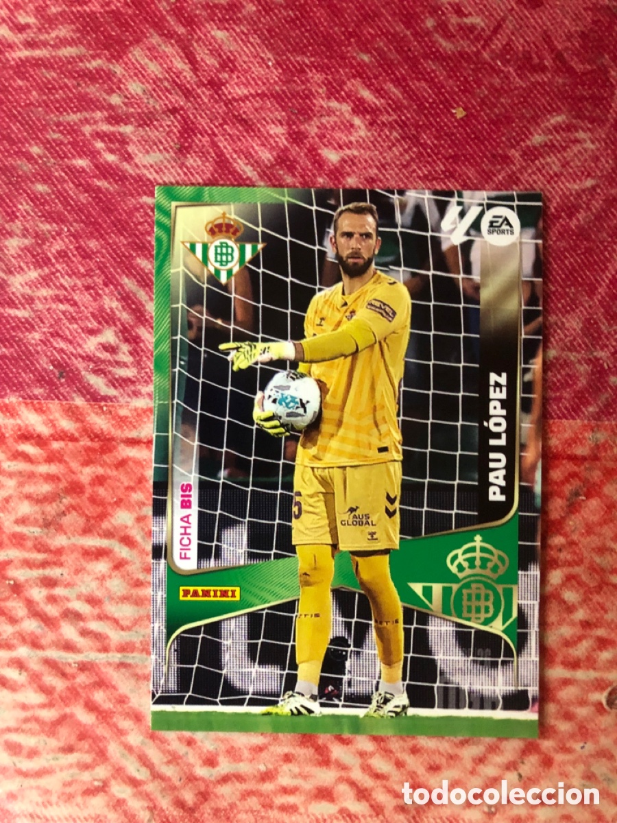 Cromos de f&uacute;tbol: PAU L&Oacute;PEZ FICHA BIS BETIS NUMERO 93 BIS MEGACRACKS 2025 2026