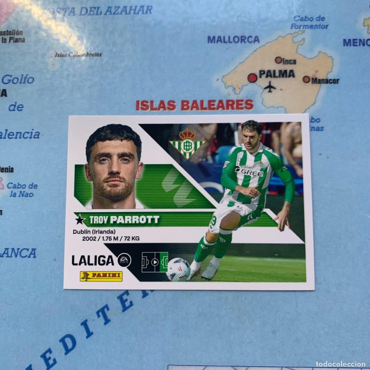 Cromos de f&uacute;tbol: Parrot &uacute;ltimo fichaje n&uacute;mero 38 Del Betis cromo de la liga este 26-27 2026-2027
