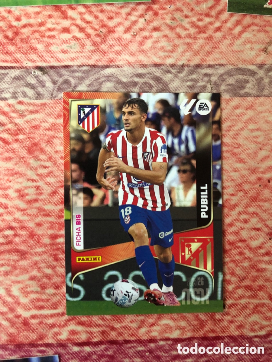 Cromos de f&uacute;tbol: 58 BIS PUBILL ATLETICO DE MADRID FICHAS ALBUM MEGACRACKS 2025 2026 MGK 25 26