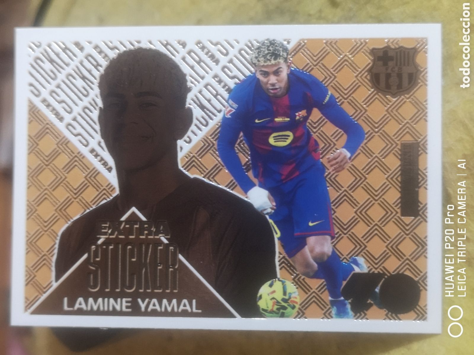 Cromos de f&uacute;tbol: LIGA ESTE 2026 2027 2026 27 EXTRA STICKER BRONCE LAMINE YAMAL