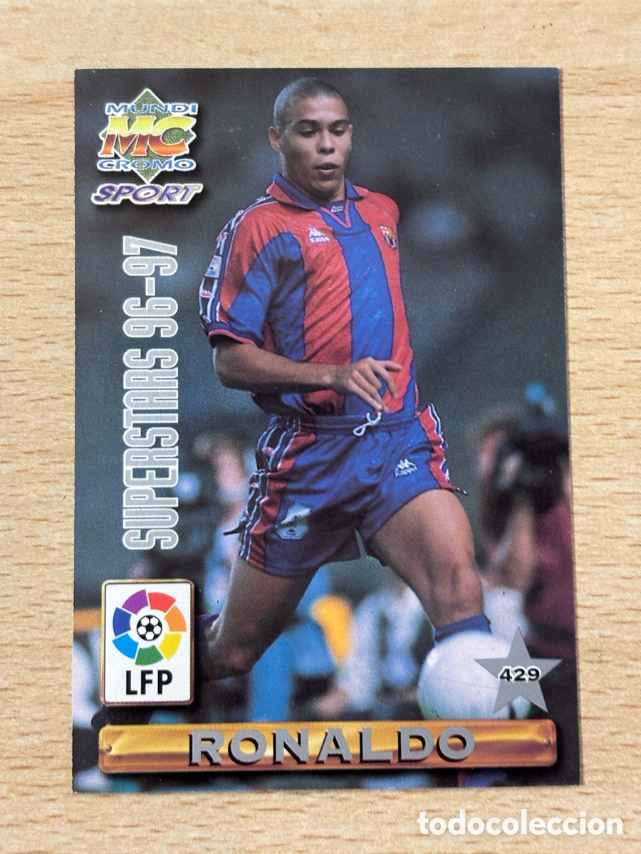 Cromos de f&uacute;tbol: # 429 Ronaldo / Giovanni FC Barcelona Mundicromo 97/ 98 Superstar 96/97 nuevo