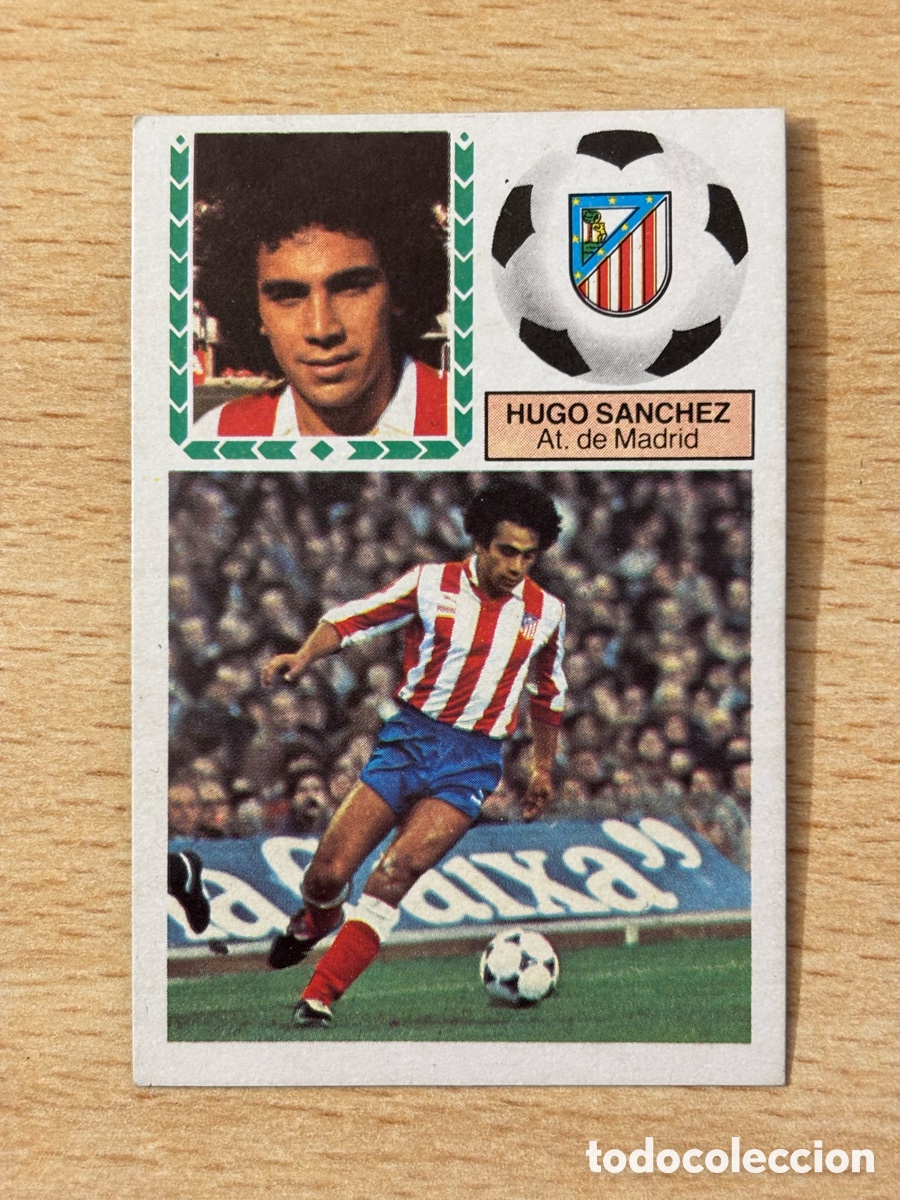Cromos de f&uacute;tbol: Hugo S&aacute;nchez Atletico de Madrid Ediciones Este 83 84 sin pegar, buen estado