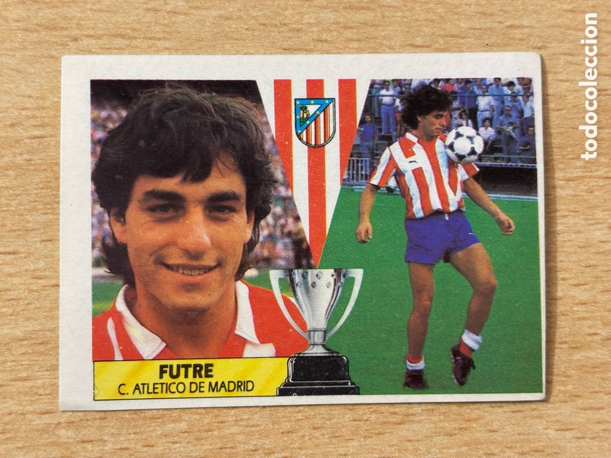 Cromos de f&uacute;tbol: Futre Atl&eacute;tico de Madrid Ediciones Este 87-88 sin pegar