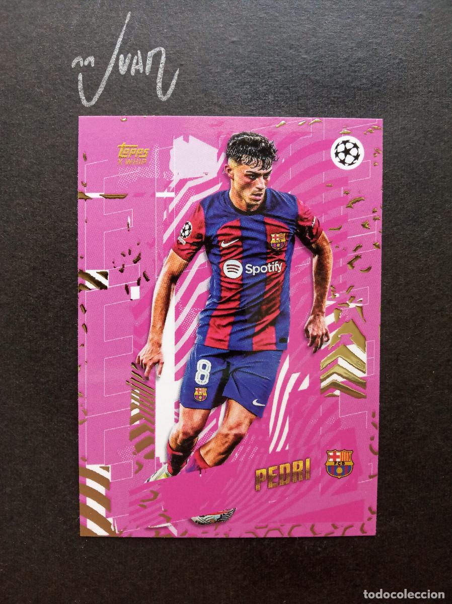 Cromos de f&uacute;tbol: ELITE PEDRI BARCELONA ESPA&Ntilde;A ⚽ TOPPS &reg; GOLD x WHIP UCC UEFA CLUB COMPETITIONS 2023 2024 23 24 NUEVO