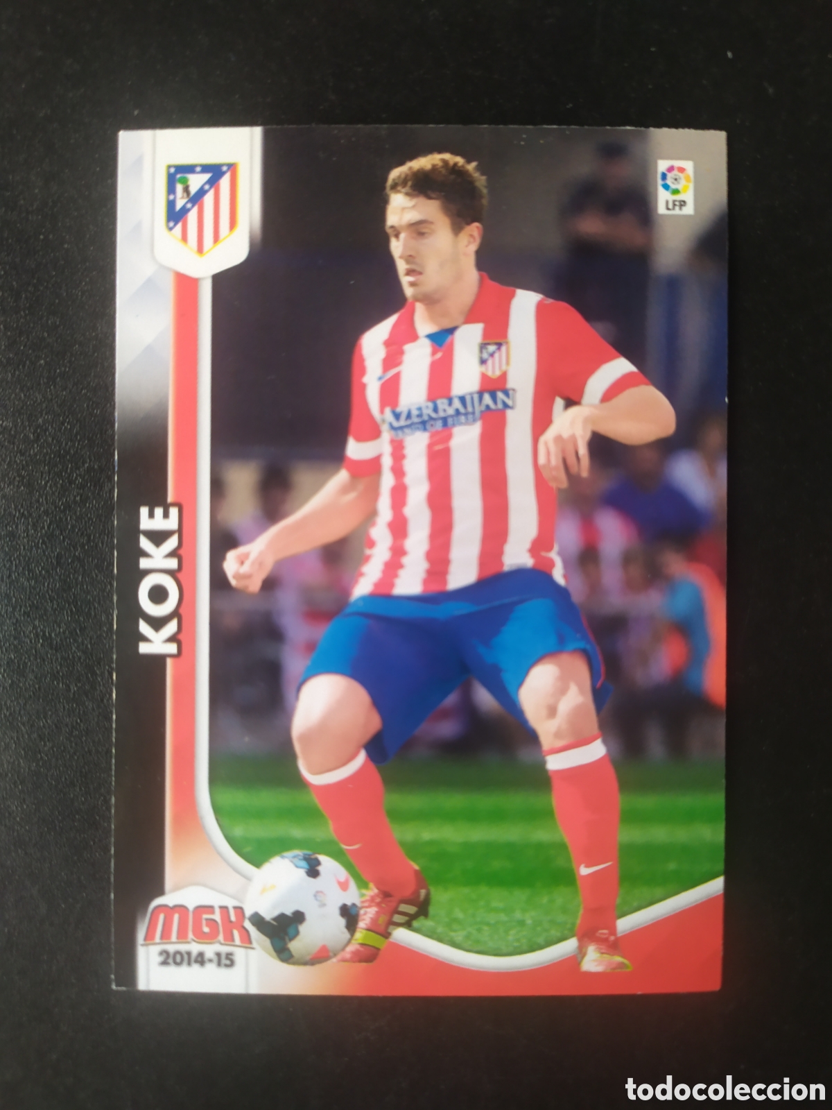 Cromos de f&uacute;tbol: Megacracks 2014 2015 14 15 panini Koke n&ordm; 47 Atl&eacute;tico Madrid