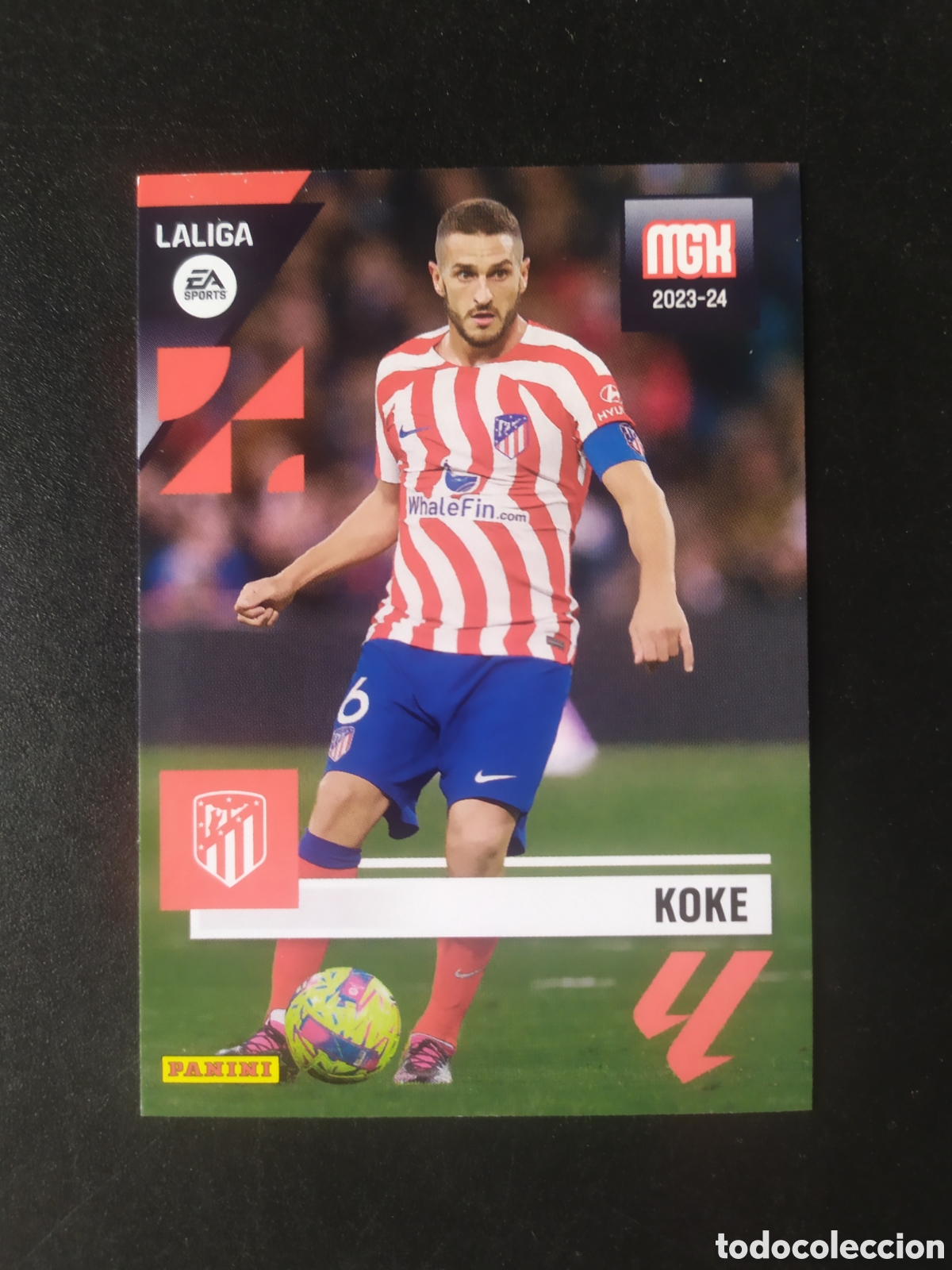 Cromos de f&uacute;tbol: Megacracks 2023 2024 23 24 panini Koke n&deg; 82 Atl&eacute;tico Madrid