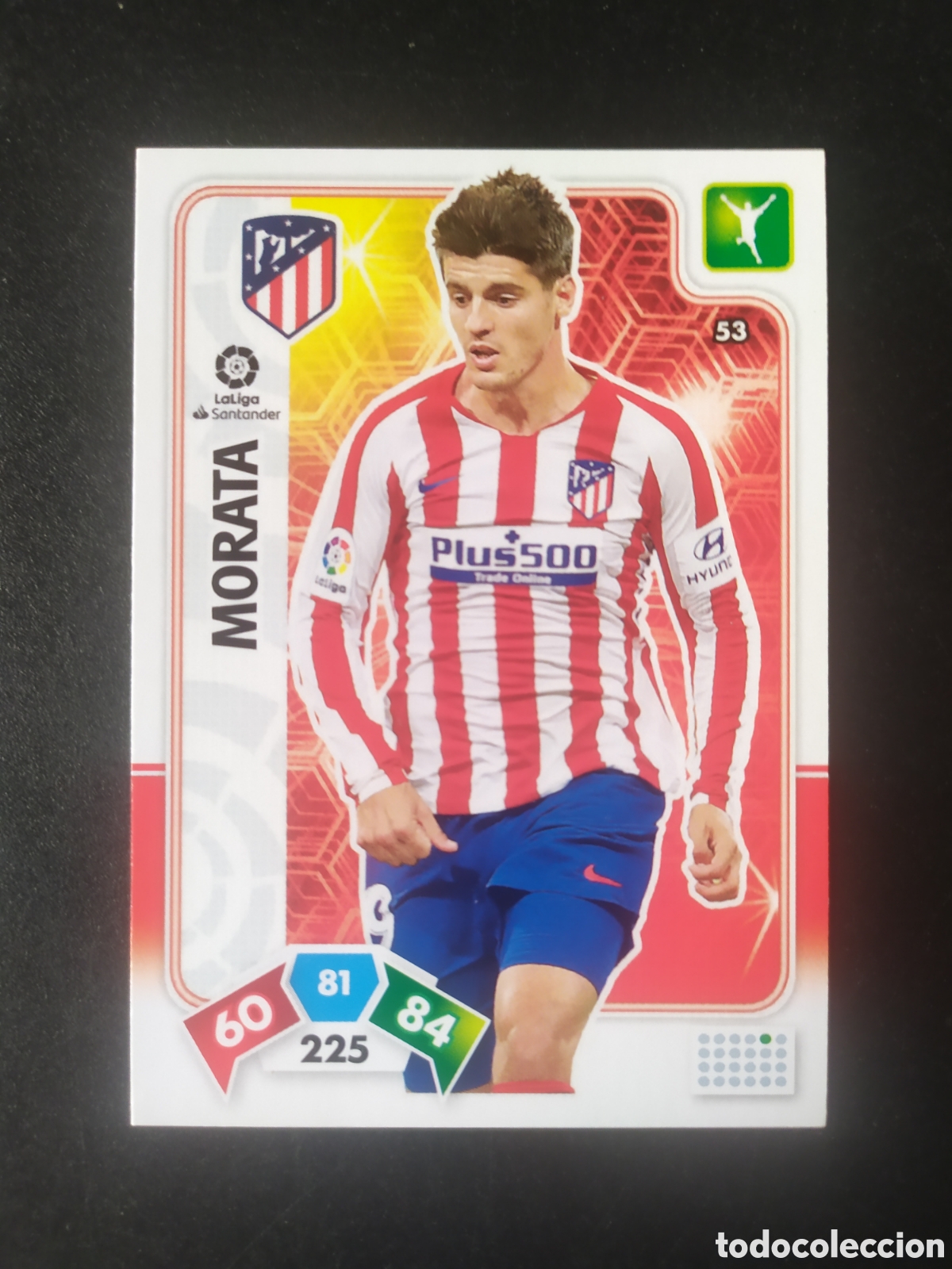 Cromos de f&uacute;tbol: Adrenalyn 2019 2020 19 20 panini Morata n&deg; 53 Atl&eacute;tico Madrid