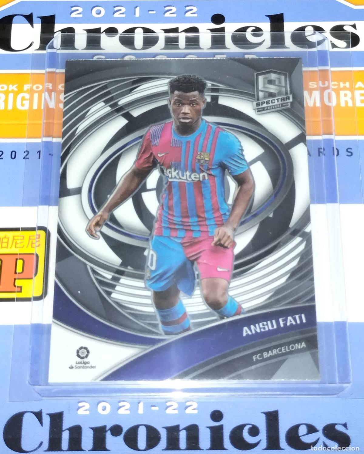 Cromos de f&uacute;tbol: N&ordm; 251 ANSU FATI FC BARCELONA CARD CHRONICLES SPECTRA LA LIGA SOCCER 2021 2022 21 22 PANINI