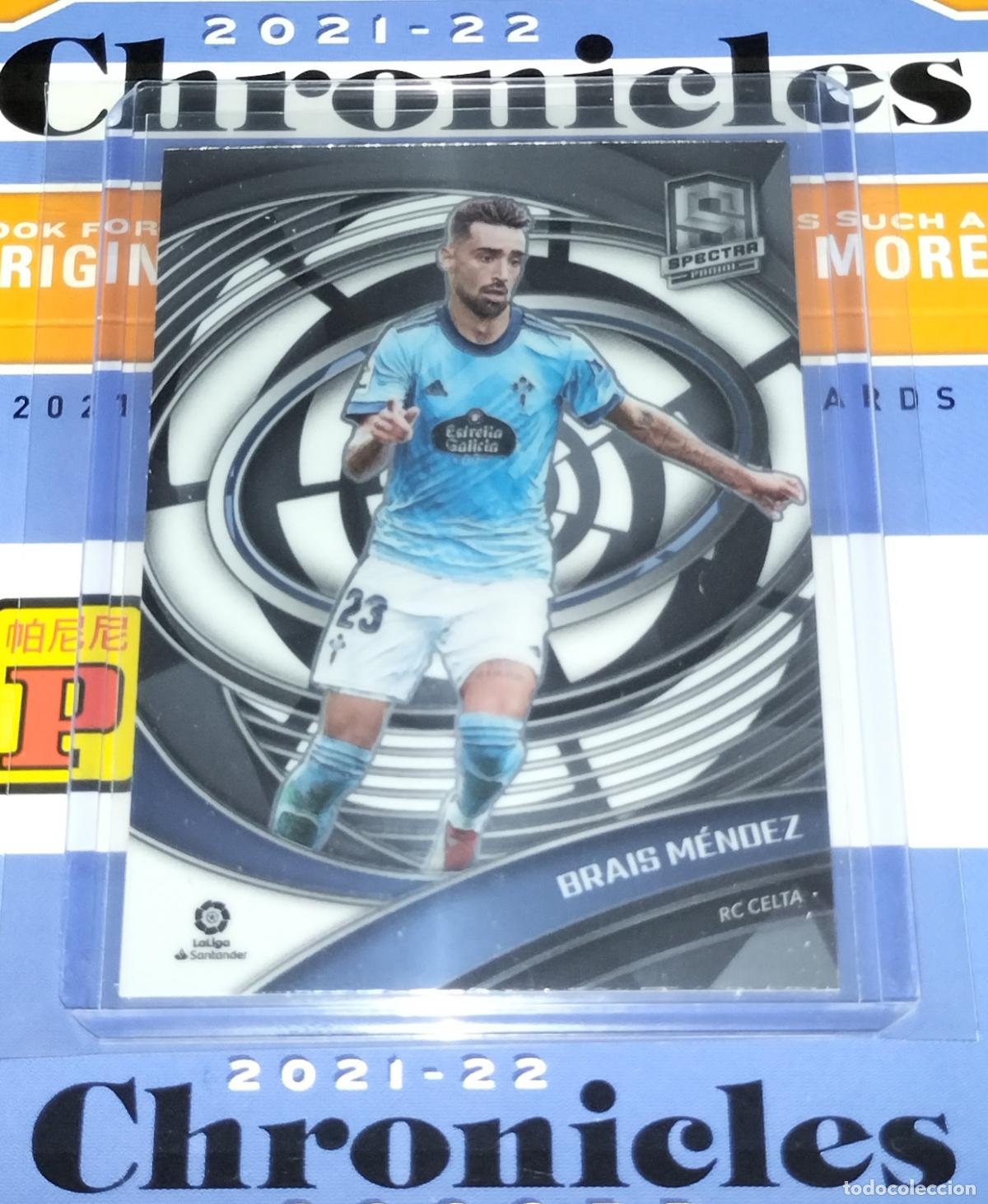 Cromos de f&uacute;tbol: N&ordm; 258 BRAIS MENDEZ CELTA VIGO CARD CHRONICLES SPECTRA LA LIGA SOCCER 2021 2022 21 22 PANINI