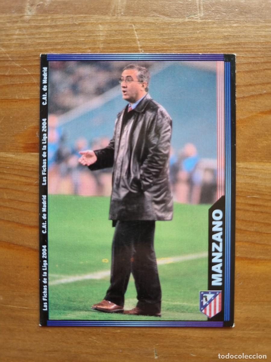 Cromos de f&uacute;tbol: 300 MANZANO (Atl&eacute;tico de Madrid). Las Fichas de la Liga 2003 2004 03 04 (Mundicromo)