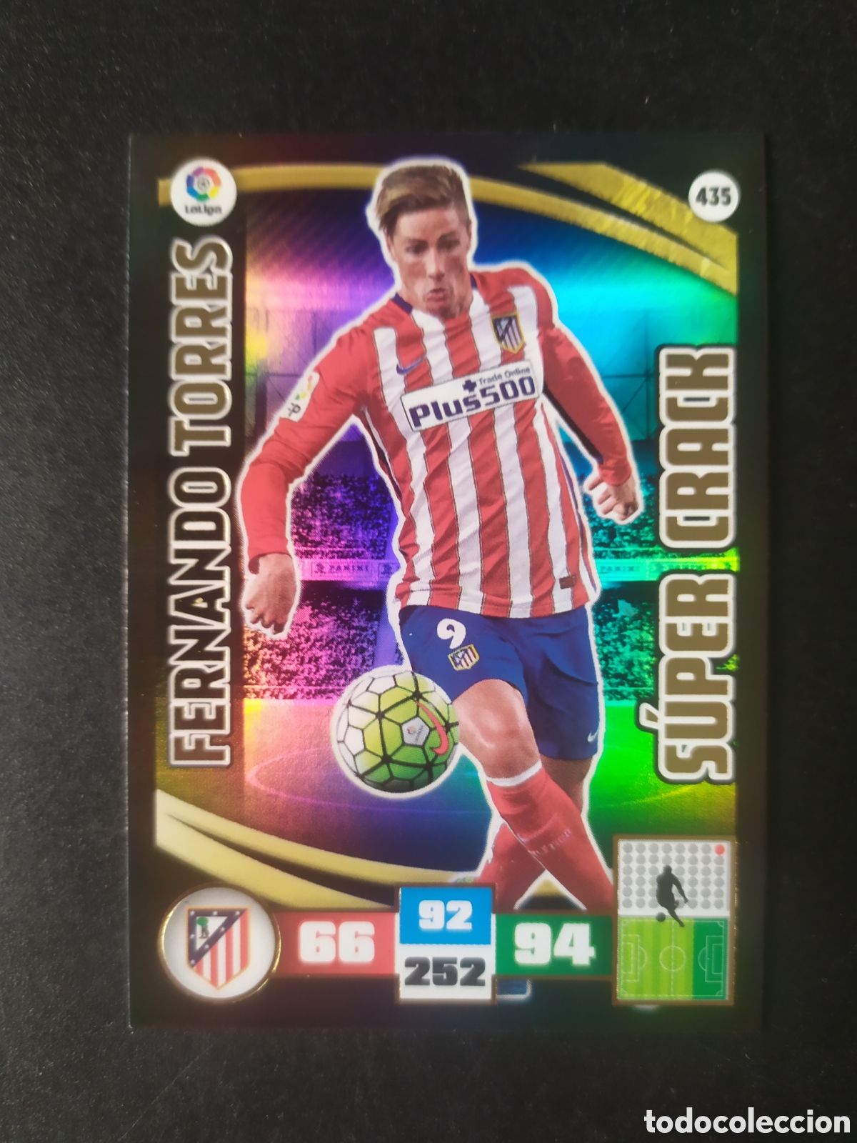 Cromos de f&uacute;tbol: Adrenalyn 2015 2016 15 16 panini Fernando Torres super crack n&deg; 435 Atl&eacute;tico Madrid
