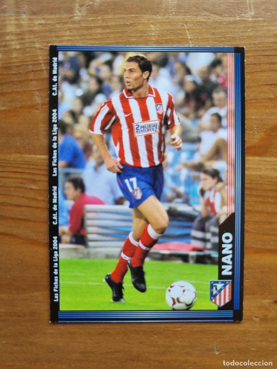 Figurine di Calcio: 314 NANO (Atl&eacute;tico de Madrid). Las Fichas de la Liga 2003 2004 03 04 (Mundicromo)