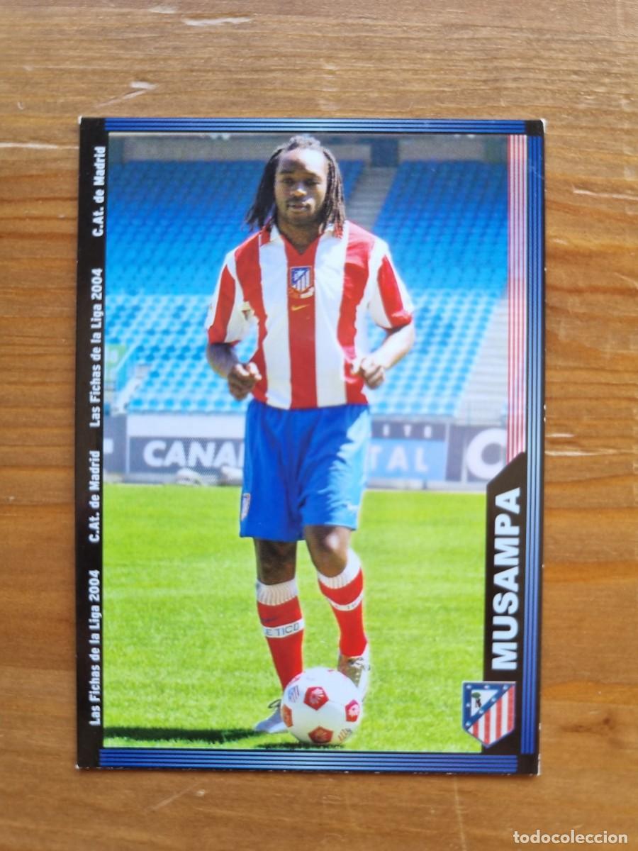 Cromos de Futebol: 316 MUSAMPA (Atl&eacute;tico de Madrid). Las Fichas de la Liga 2003 2004 03 04 (Mundicromo)
