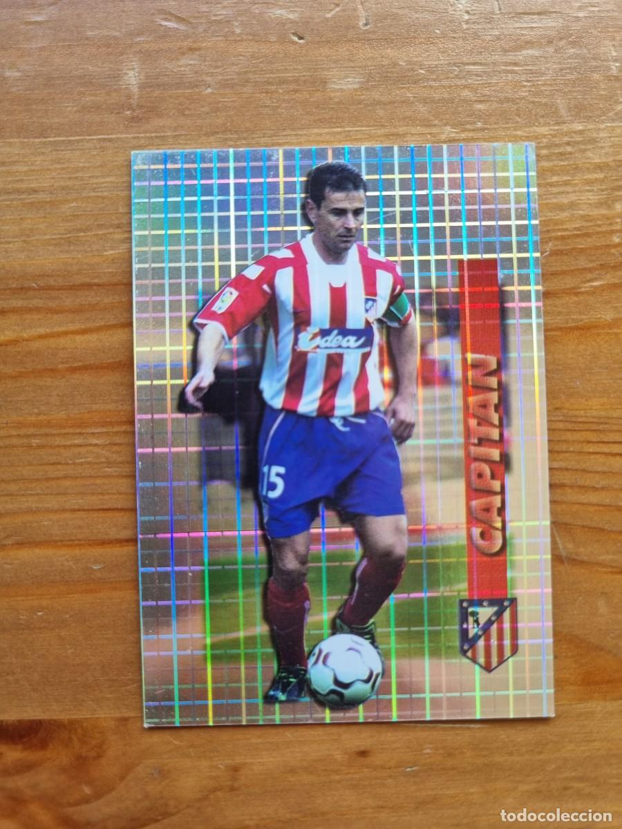 Cromos de Futebol: 324 AGUILERA (Atl&eacute;tico de Madrid) CAPIT&Aacute;N. Las Fichas de la Liga 2003 2004 03 04 (Mundicromo)