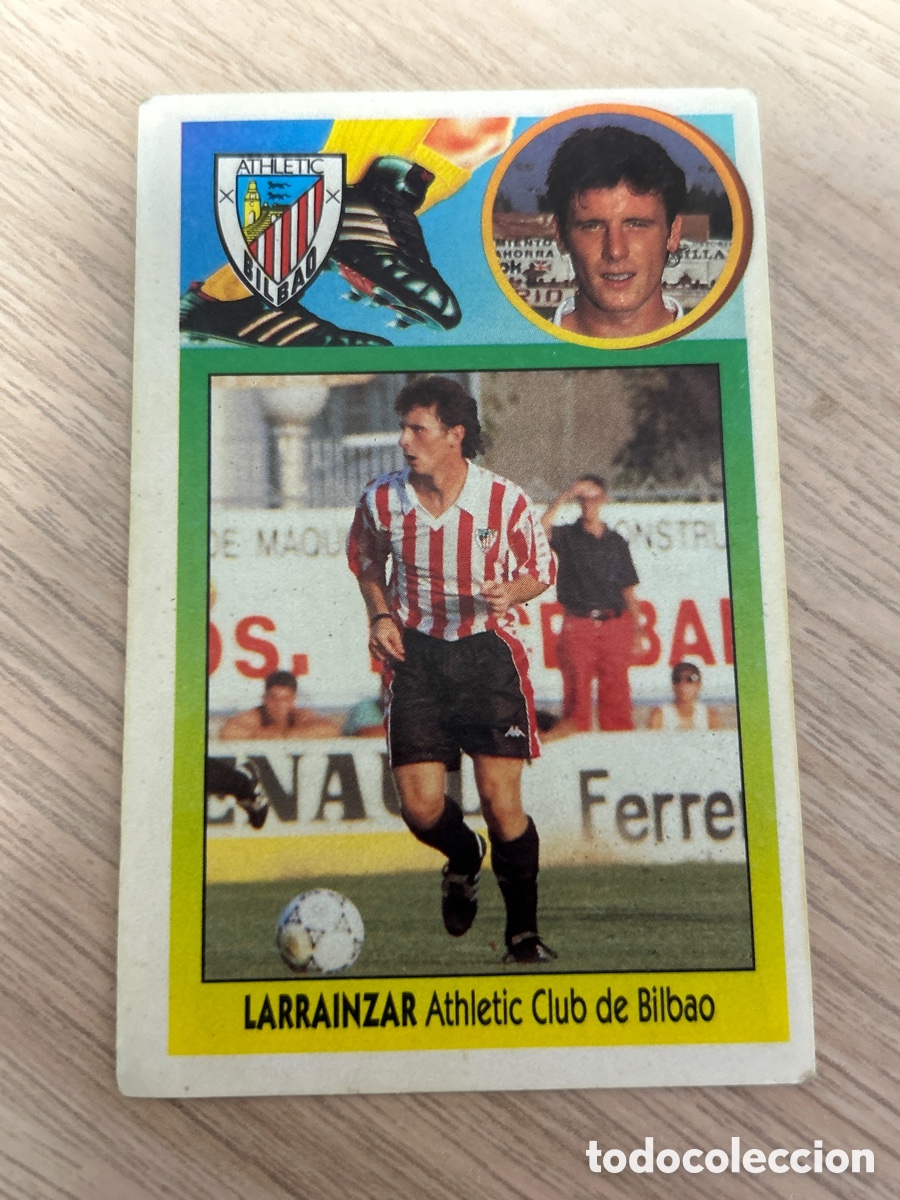 Cromos de Futebol: LARRAINZAR ATHLETIC DE BILBAO FICHAJE 19 ADHESIVO LIGA ESTE 1993 1994 93 94 NUNCA PEGADO SIN PEGAR