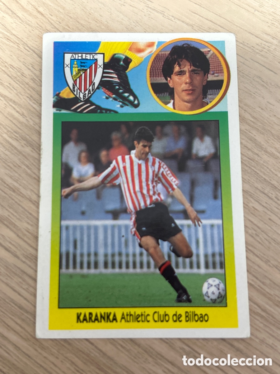 Cromos de f&uacute;tbol: KARANKA ATHLETIC DE BILBAO FICHAJE 29 ADHESIVO LIGA ESTE 1993 1994 93 94 NUNCA PEGADO SIN PEGAR