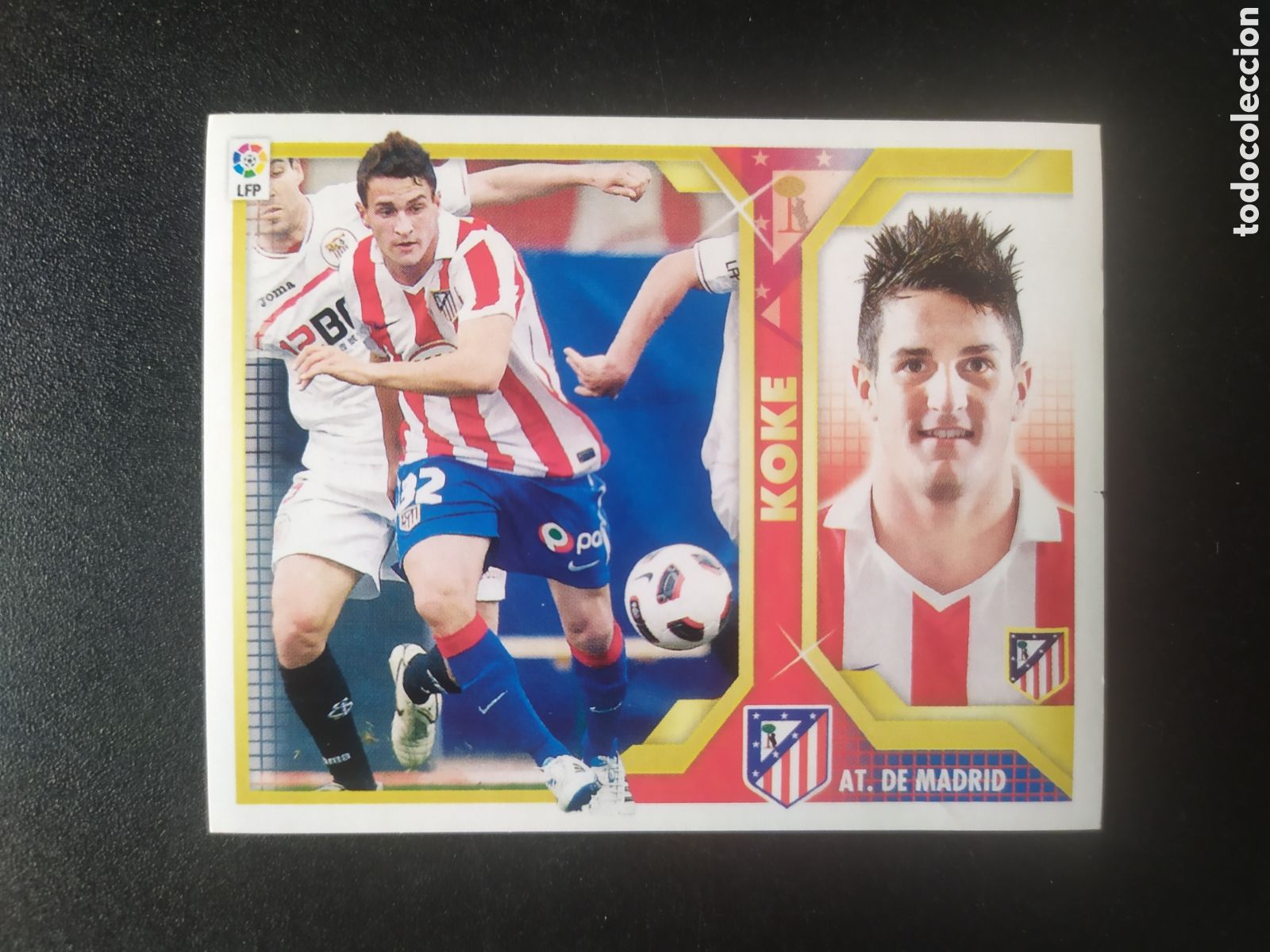 Cromos de f&uacute;tbol: Liga este 2011 2012 11 12 panini Koke n&deg; 11B 11 B Atl&eacute;tico Madrid