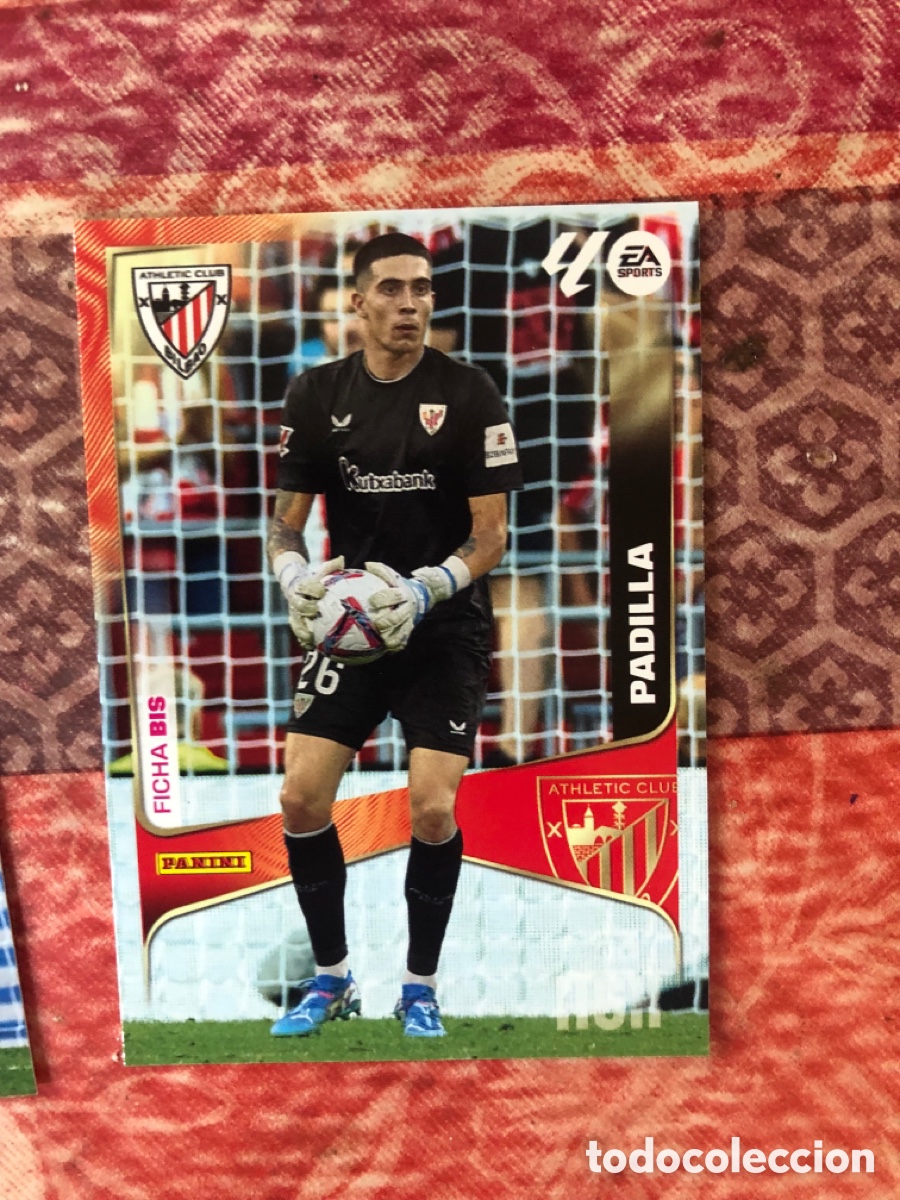 Cromos de f&uacute;tbol: 39 BIS PADILLA ATHLETIC DE BILBAO FICHAS ALBUM MEGACRACKS 2025 2026 MGK 25 26