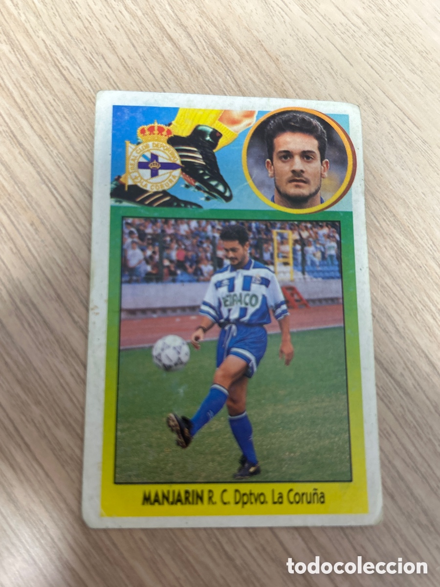 Cromos de f&uacute;tbol: MANJARIN DEPORTIVO FICHAJE 16 ADHESIVO LIGA ESTE 1993 1994 93 94 NUNCA PEGADO SIN PEGAR