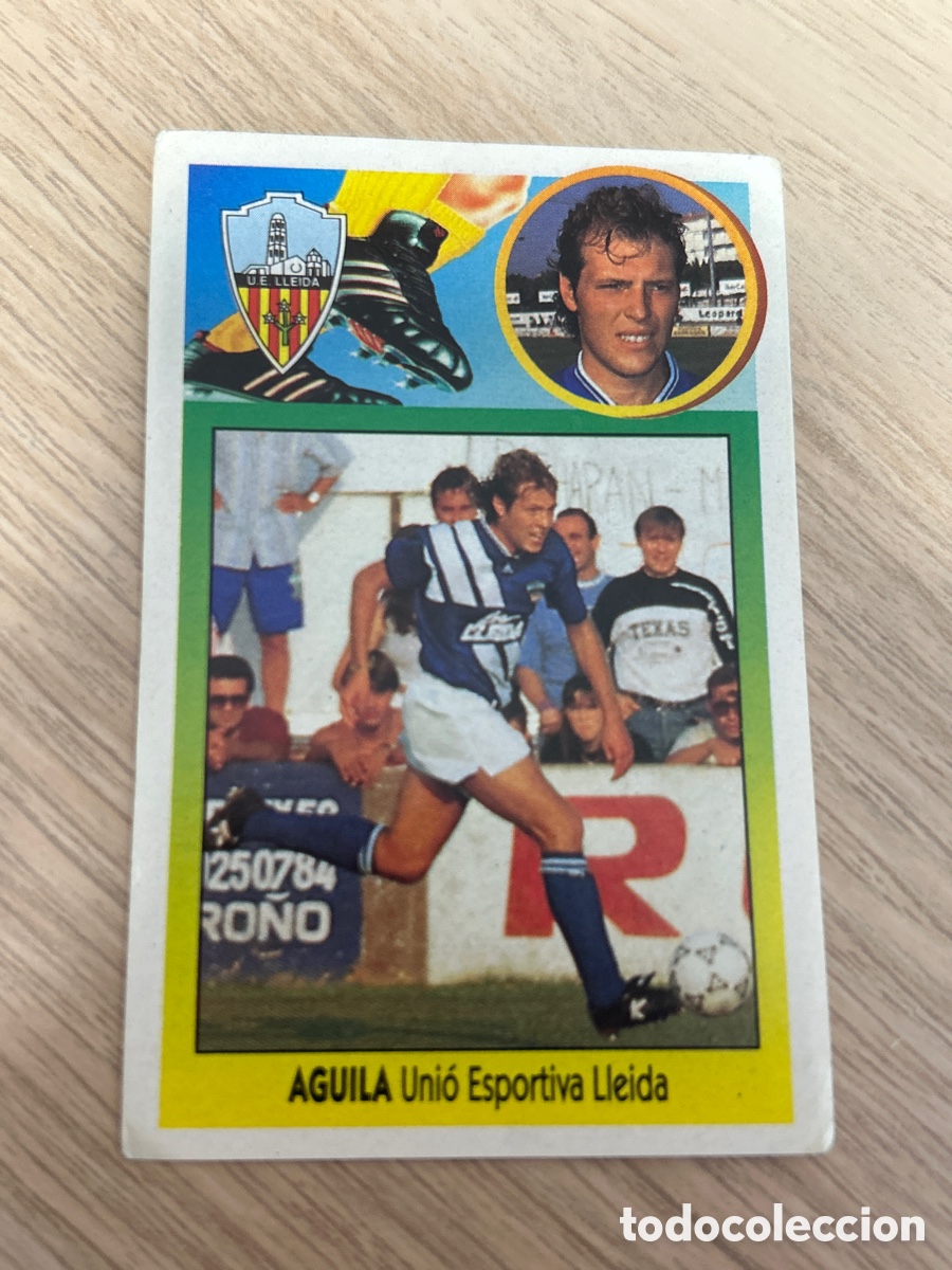 Cromos de f&uacute;tbol: &Aacute;GUILA LLEIDA FICHAJE 34 ADHESIVO LIGA ESTE 1993 1994 93 94 NUNCA PEGADO SIN PEGAR