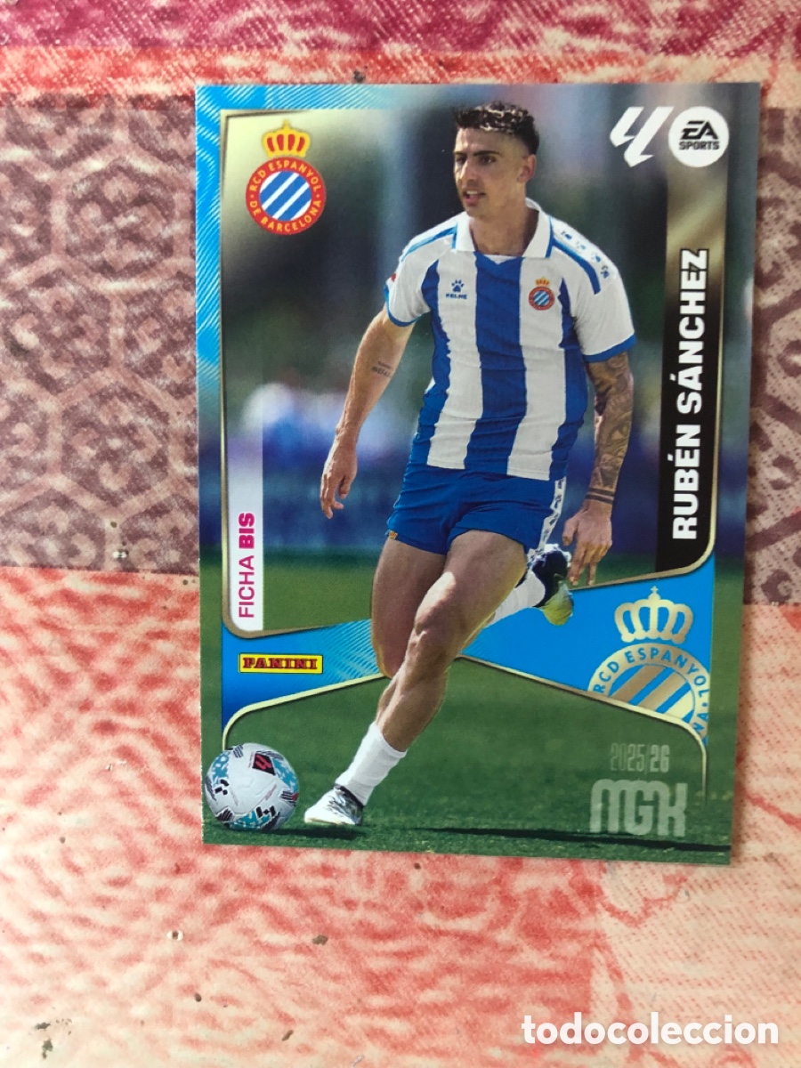 Football Stickers: Ruben S&aacute;nchez n&uacute;mero 154 Bis del Espa&ntilde;ol megacracks 25-26 2025-2026