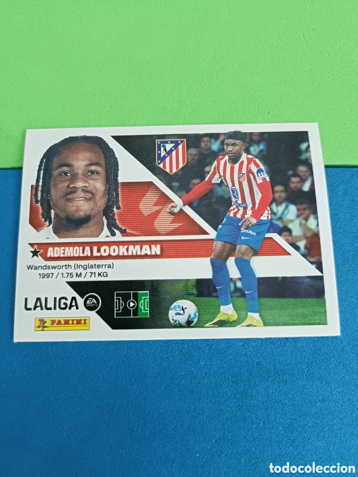 Cromos de f&uacute;tbol: Panini cromos stickers Liga este 2026 2027 26 27 - Atl&eacute;tico Madrid 18 Lookman