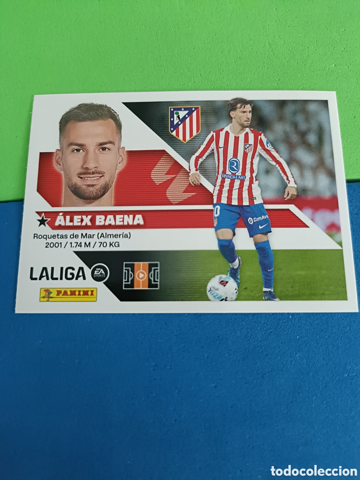 Cromos de f&uacute;tbol: Panini cromos stickers Liga este 2026 2027 26 27 - Atl&eacute;tico Madrid 15 Alex Baena