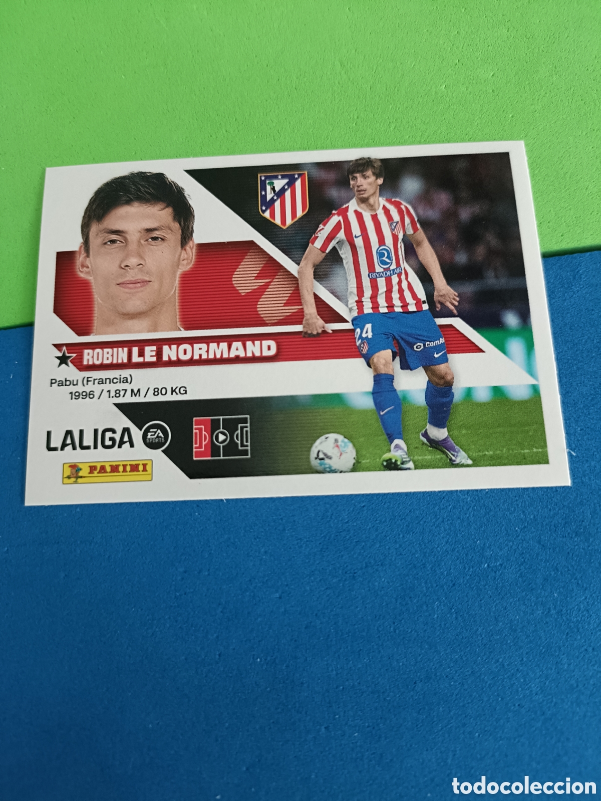 Cromos de f&uacute;tbol: Panini cromos stickers Liga este 2026 2027 26 27 - Atl&eacute;tico Madrid 8A Le Normand