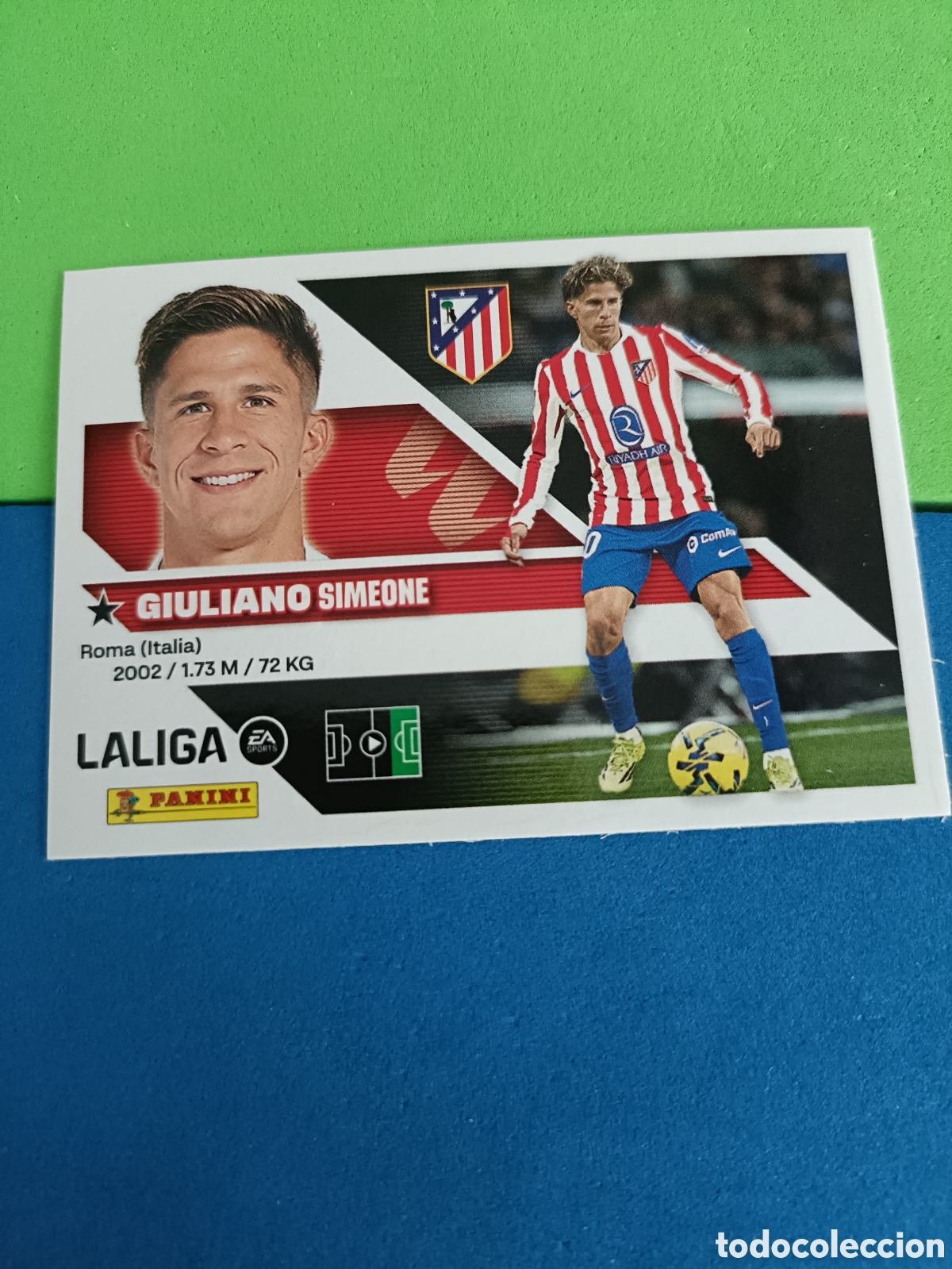 Cromos de f&uacute;tbol: Panini cromos stickers Liga este 2026 2027 26 27 - Atl&eacute;tico Madrid 17 Giuliano Simeone