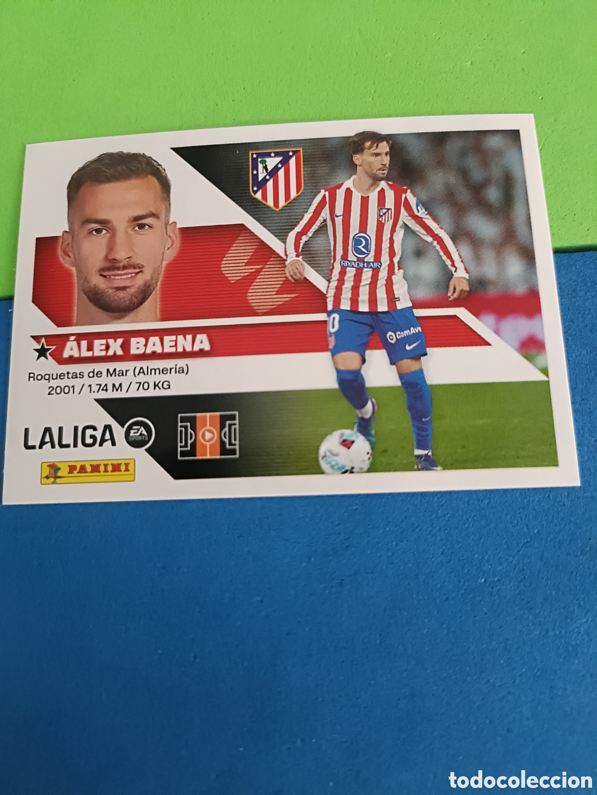 Cartes &agrave; collectionner de Football: Panini cromos stickers Liga este 2026 2027 26 27 - Atl&eacute;tico Madrid 15 Alex Baena