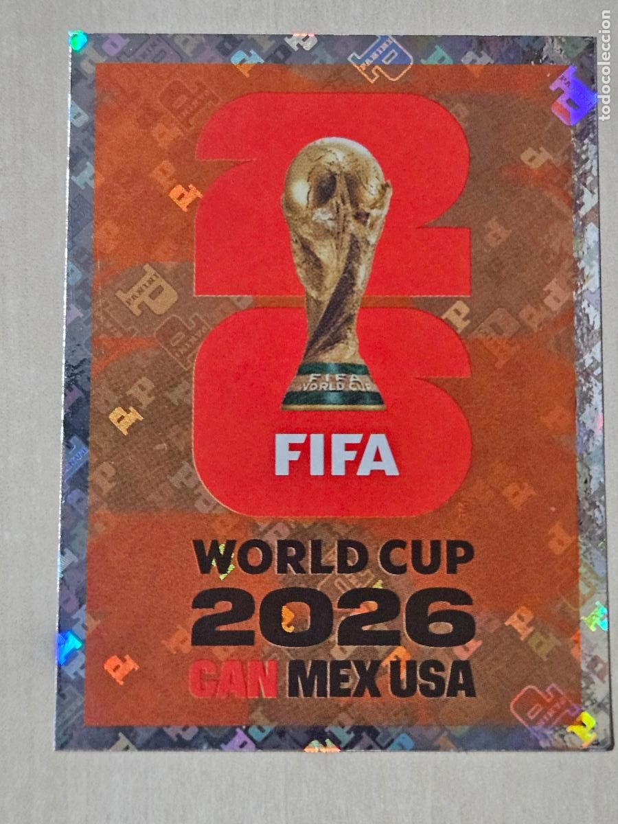 Cromos de f&uacute;tbol: CROMO N&ordm; FWC6 - LOGO MUNDIAL FIFA WORLD CUP 2026 STICKER PANINI SIN PEGAR