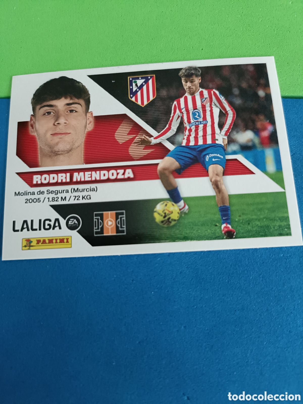 Cromos de f&uacute;tbol: Panini cromos stickers Liga este 2026 2027 26 27 - Atl&eacute;tico Madrid 14A Rodri Mendoza