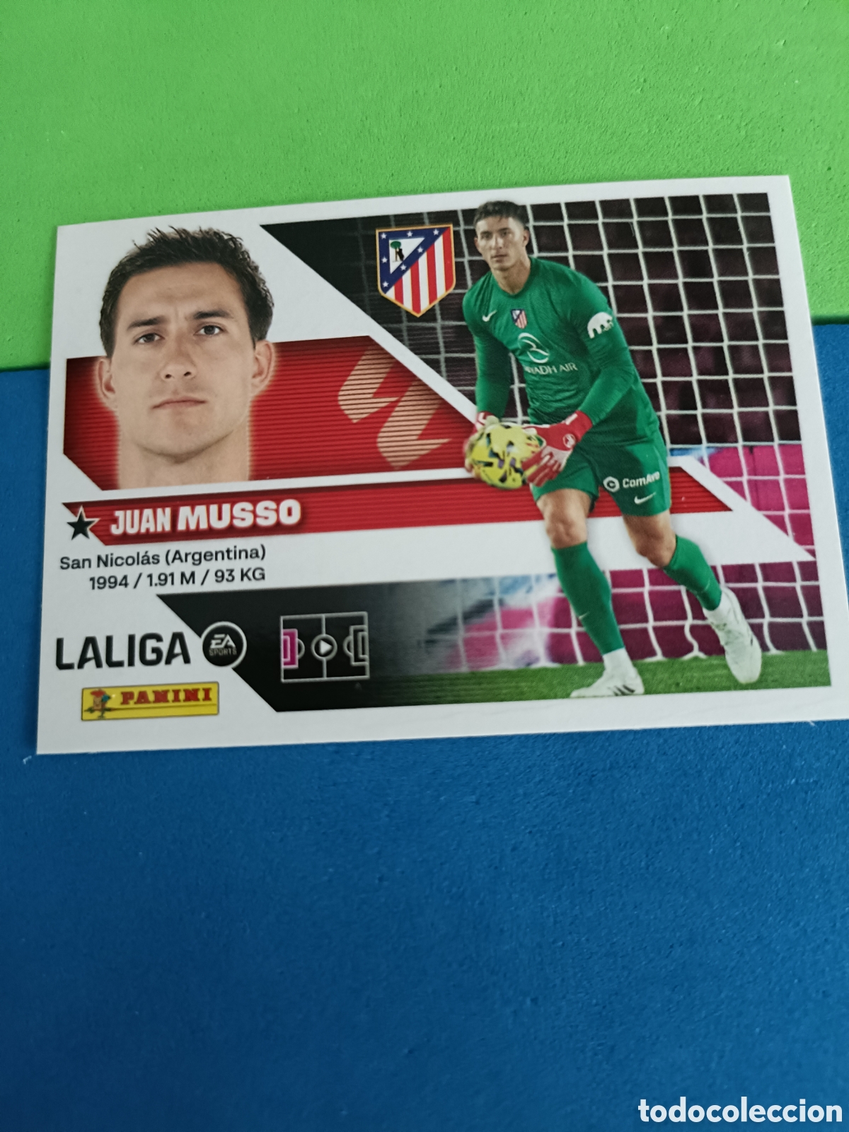 Cromos de f&uacute;tbol: Panini cromos stickers Liga este 2026 2027 26 27 - Atl&eacute;tico Madrid 4 Musso