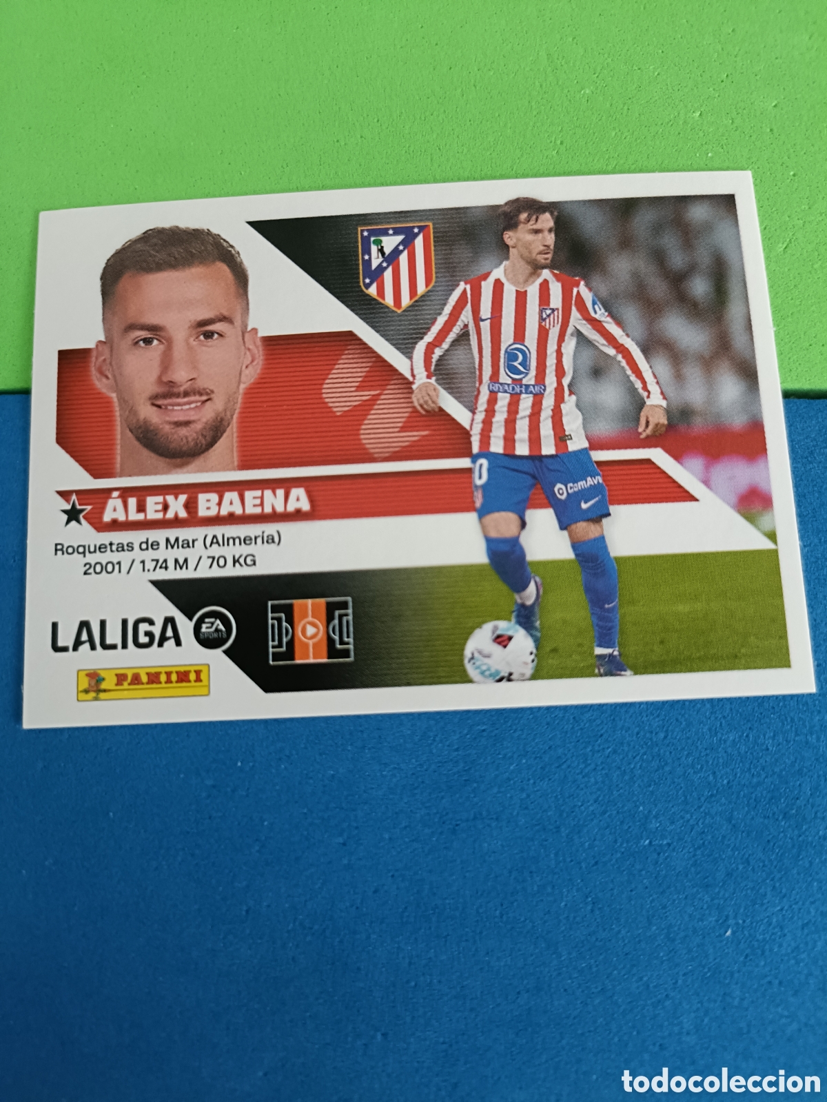 Cromos de f&uacute;tbol: Panini cromos stickers Liga este 2026 2027 26 27 - Atl&eacute;tico Madrid 15 Alex Baena