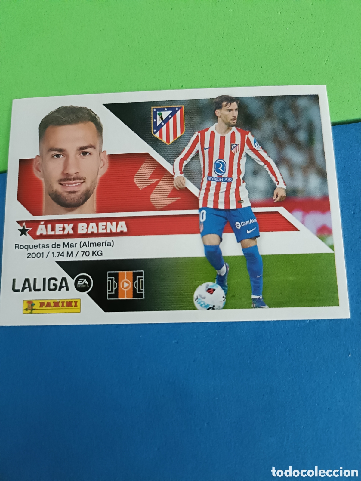 Cromos de f&uacute;tbol: Panini cromos stickers Liga este 2026 2027 26 27 - Atl&eacute;tico Madrid 15 Alex Baena