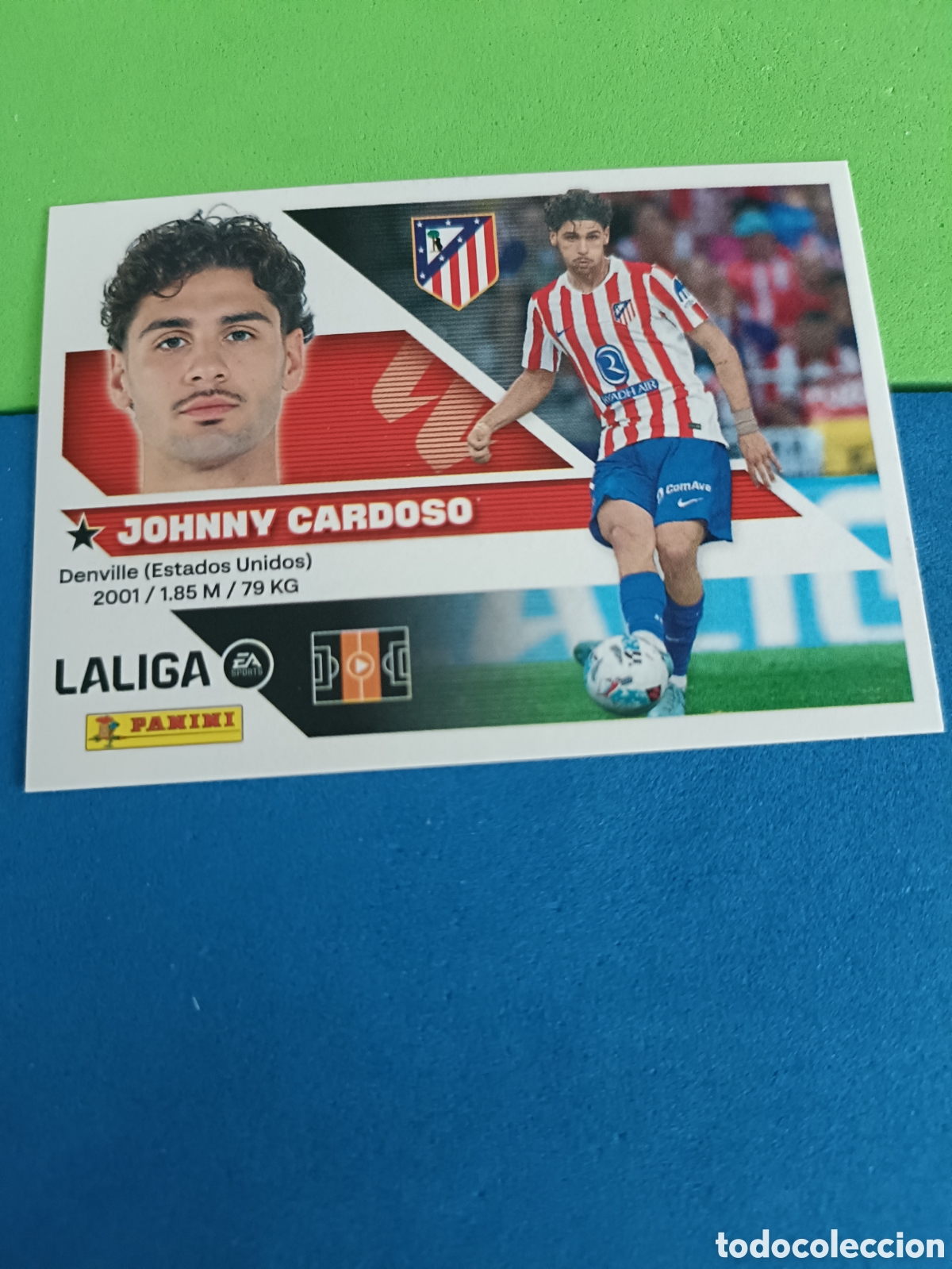 Football Stickers: Panini cromos stickers Liga este 2026 2027 26 27 - Atl&eacute;tico Madrid 13 Johnny Cardoso