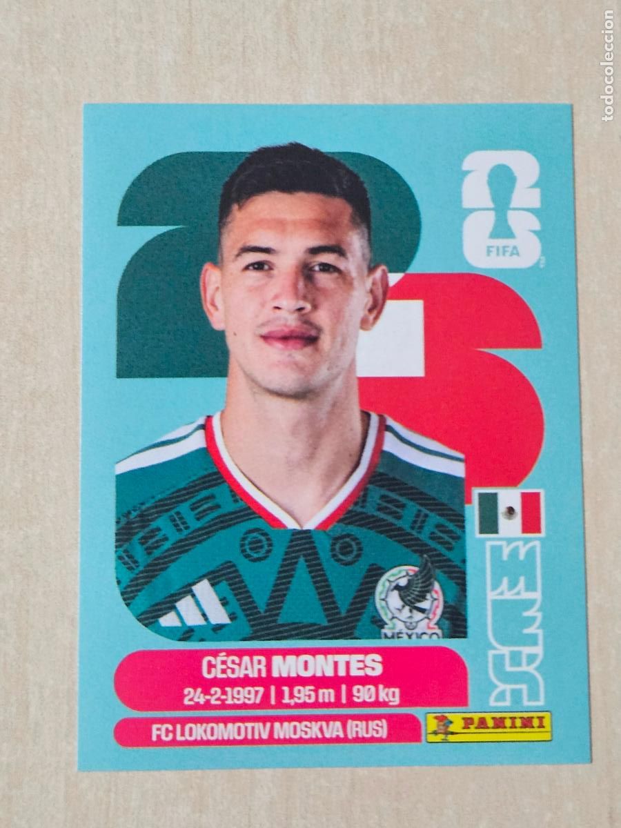 Football Stickers: CROMO N&ordm; MEX5 MEX 5 - CESAR MONTES MEXICO - MUNDIAL FIFA WORLD CUP 2026 STICKER PANINI SIN PEGAR