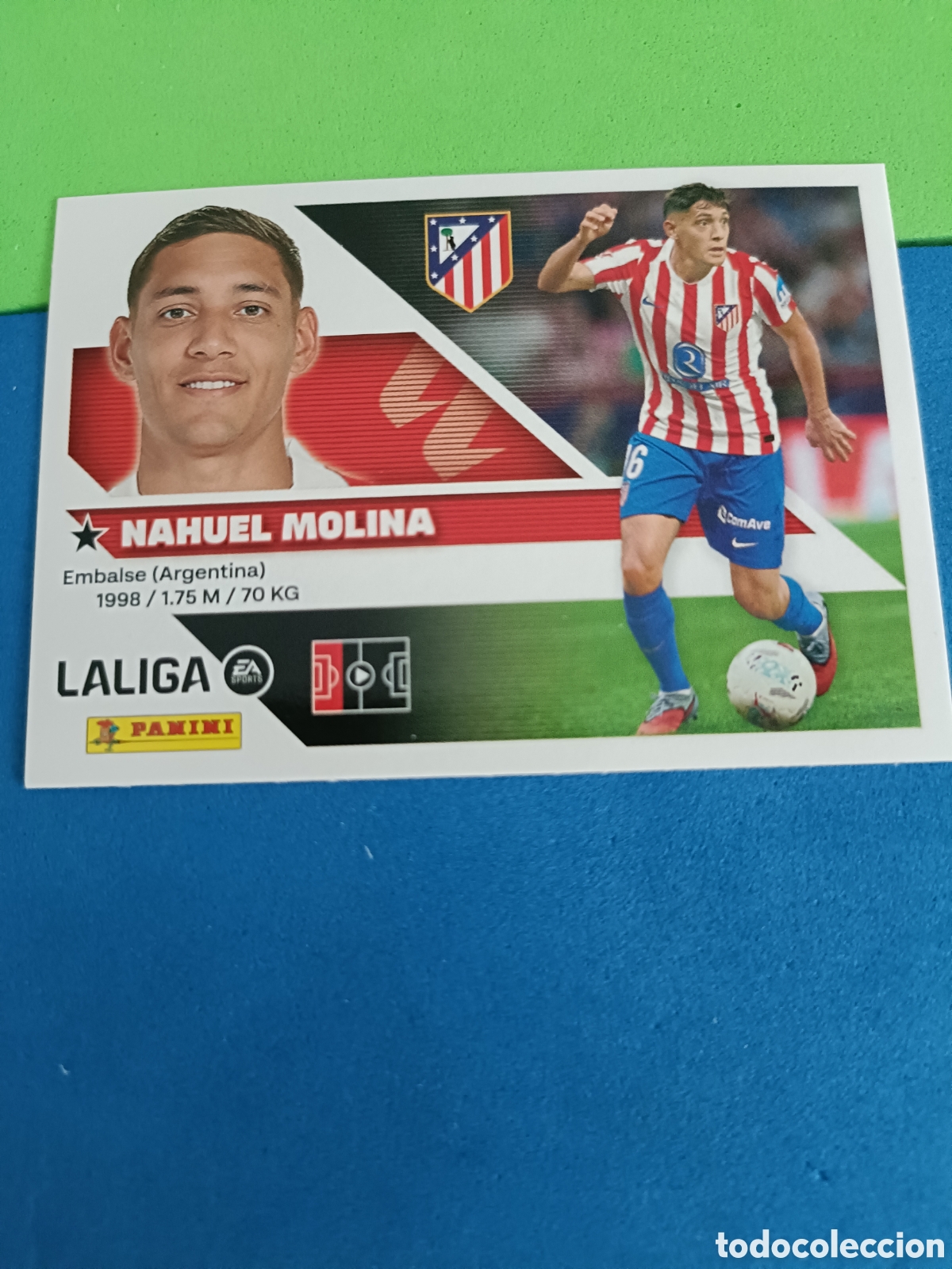 Football Stickers: Panini cromos stickers Liga este 2026 2027 26 27 - Atl&eacute;tico Madrid 6 Nahuel Molina